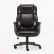 Кресло руководителя PREMIUM Favorite EX-577, пружинный блок, рециклир. кожа, коричневое. Фото товара с разных ракурсов.