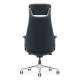Кресло HAWASAN (ХАВАСАН) PREMIUM EX-830 X-ONE, синхромеханизм, алюминий, экокожа, черное, 533239. Фото товара с разных ракурсов.