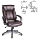 Кресло руководителя Maestro EX-506, экокожа, коричневое. Фото товара с разных ракурсов.