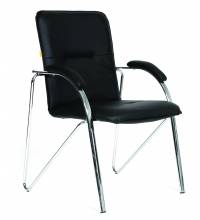 Офисное кресло Chairman 850 экокожа Terra 118 черная (собр.)